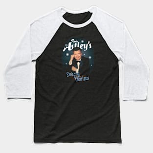 Rick Astley Swinging Christmas Baseball T-Shirt